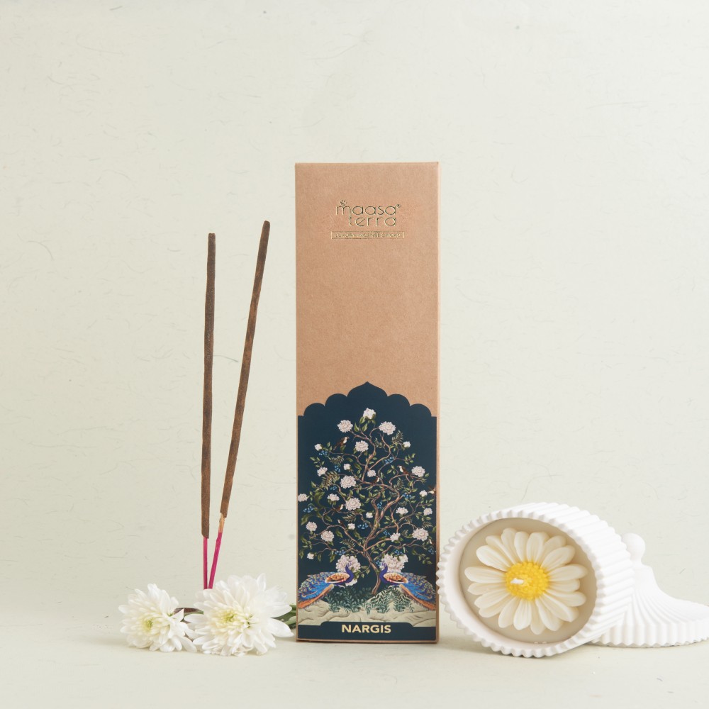 MaasaTerra Natural Incense Sticks-Nargis