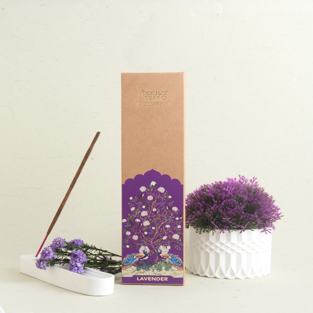MaasaTerra Natural Incense Sticks - Lavender